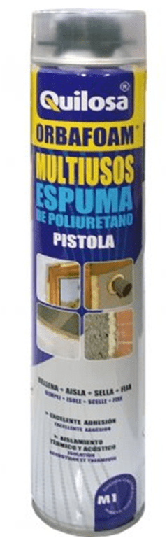 Espuma poliuretano Orbafoam pistola 750ml